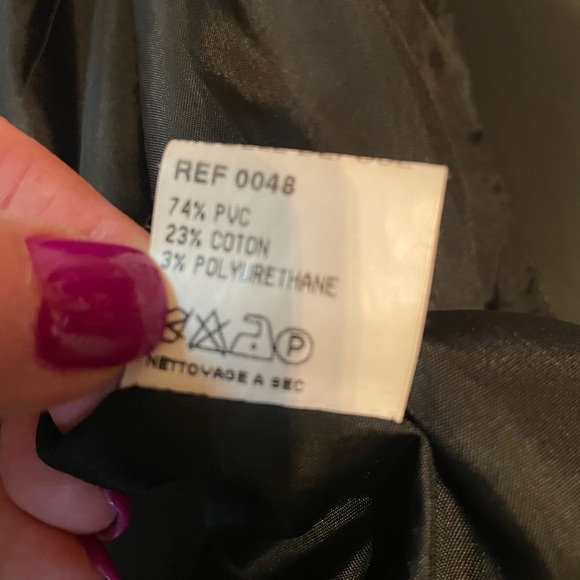 Lorena Conti black pleather jacket - Picture 8 of 13